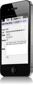 ClickTime supports the iPhone 4S