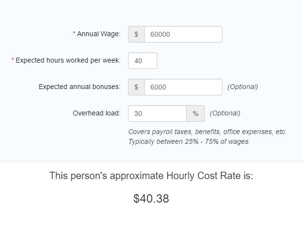 Fte Calculation Chart