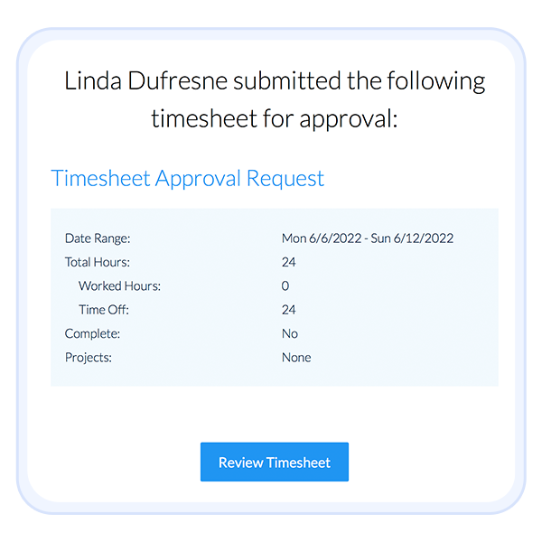 Timesheet Approvals Approve Employee Time ClickTime